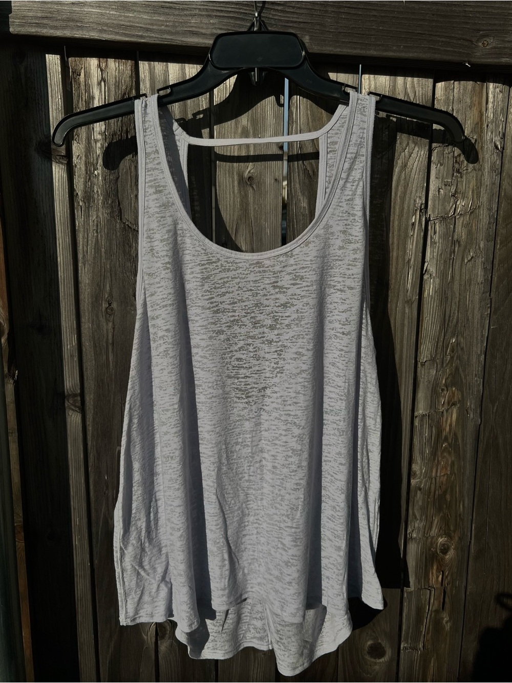 Lululemon Breeze Through Tank in Silver Fox